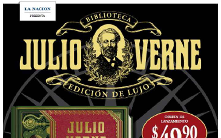 La Nación lanza "Biblioteca Julio Verne"