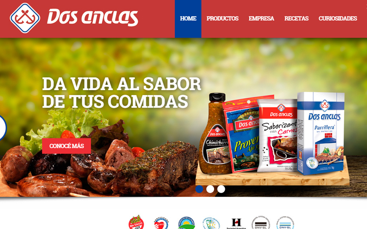 Comunicati desarrolló el nuevo Sitio Web de Dos Anclas