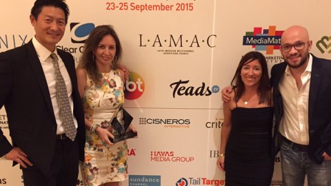 Adsmovil recibe premio en el Festival of Media Latam 2015