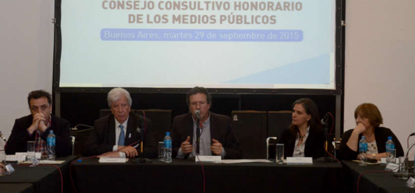 Se constituyó el Consejo Consultivo Honorario de los Medios Públicos