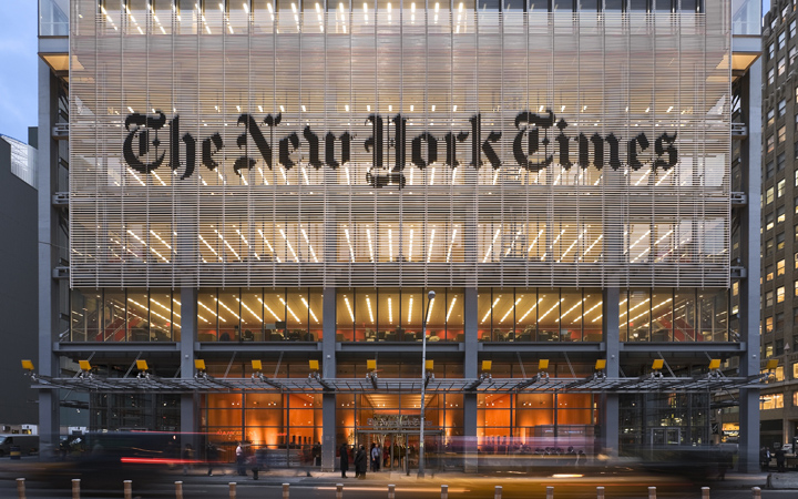 New York Times planea doblar sus ingresos digitales en cuatro años