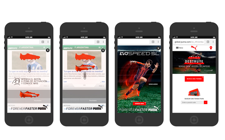 PUMA presentó campaña de Mobile Advertising
