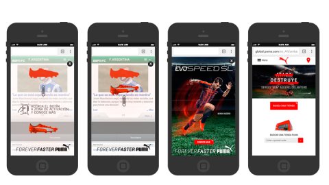PUMA presentó campaña de Mobile Advertising