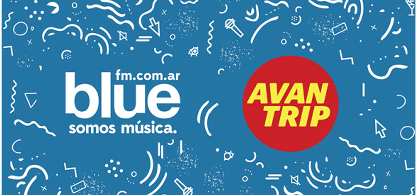 Acción de Avantrip en un programa de la FM Blue