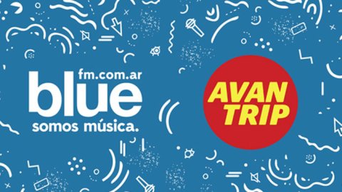 Acción de Avantrip en un programa de la FM Blue