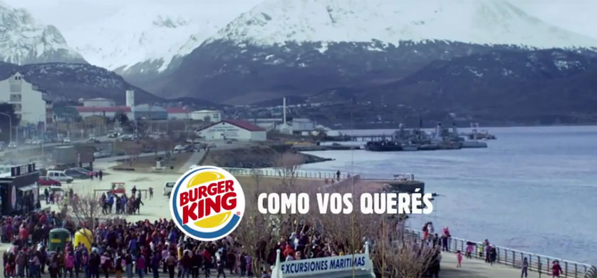 “Big King en Tierra del Fuego”, de DAVID para Burger King