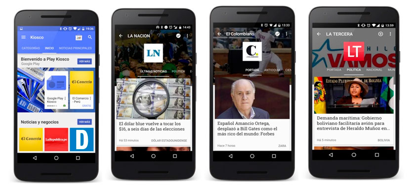 Google Play Kiosco desembarca en Argentina