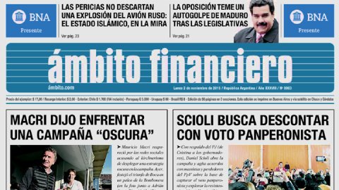 Cambios en el diseño de Ámbito Financiero