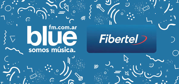 Fibertel se sumó a Blue 100.7