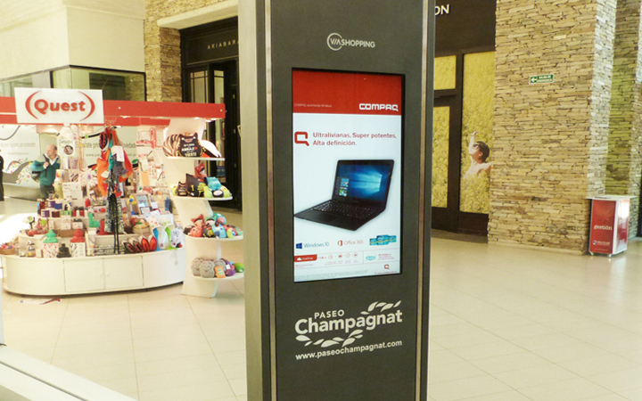 Compaq en el circuito digital de Vía Shopping
