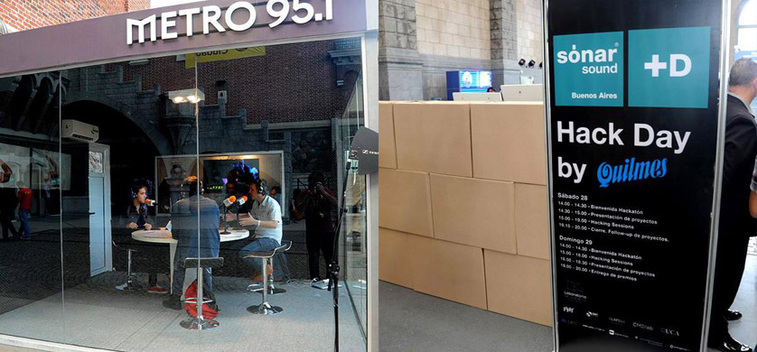 Metro 95.1, radio oficial del SÓNAR+ HackDay by Quilmes
