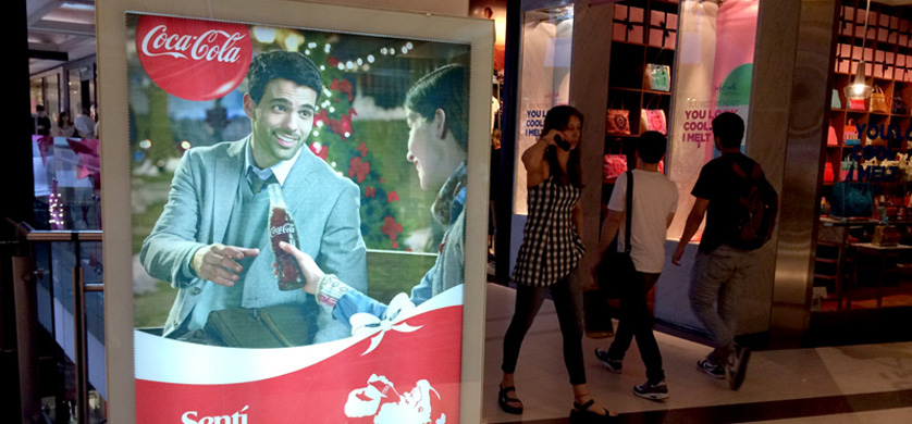Coca Cola y Vía Shopping acercan el sabor de la Navidad
