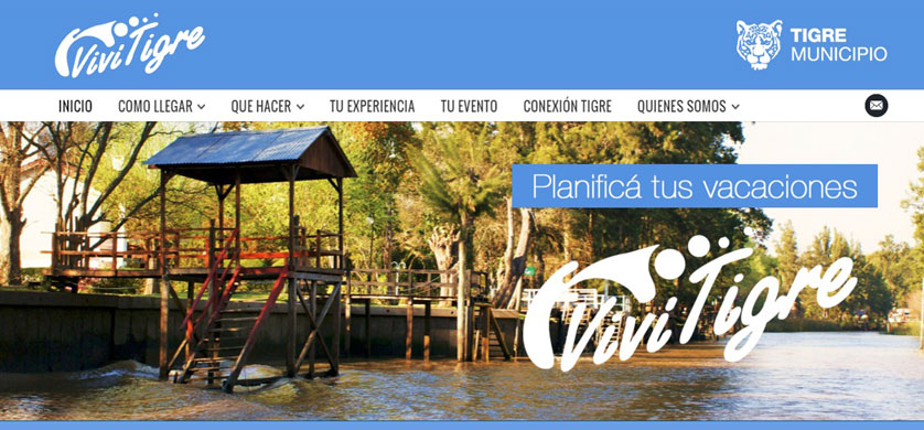 La Agencia de Turismo de Tigre lanzó su página web
