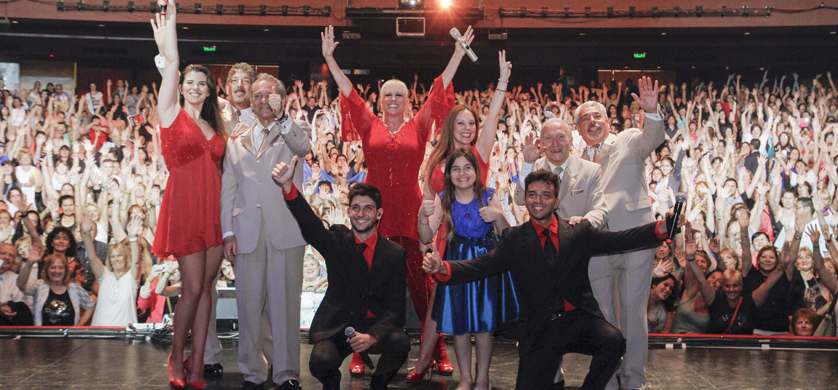 Acción de Supermercados DIA y Valeria Lynch en el Teatro Gran Rex