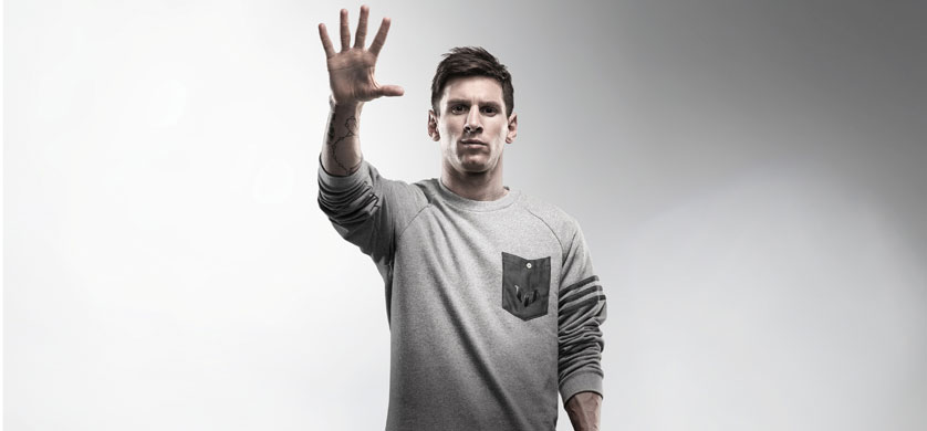 “Estoy acá para crear”, la campaña de adidas que celebra junto a Messi su quinto Balón de Oro