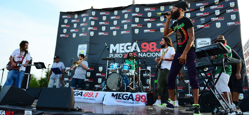 Reggae en el #MegaParador de Villa Gesell