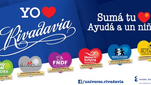 "Sumá tu corazón. Ayudá a un niño", nueva campaña de Rivadavia