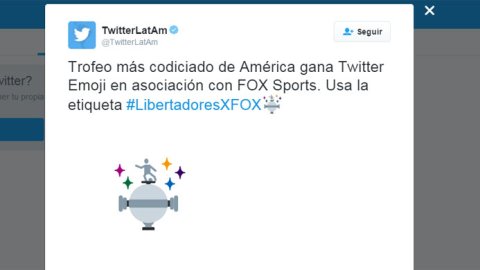 Alianza de Twitter y FOX Sports para la Copa Libertadores