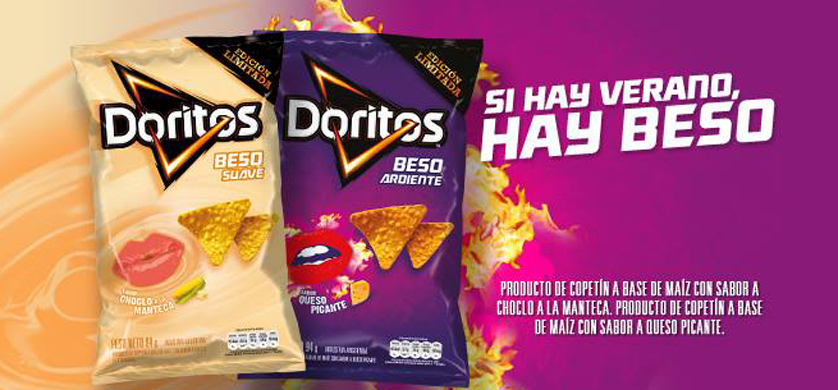 “Si hay verano hay beso”, campaña de WebAr para Doritos