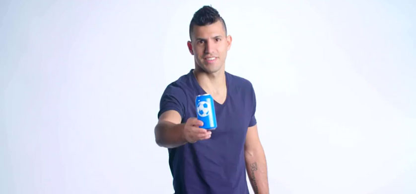 Se conocieron nuevos videos de la campaña de Agüero para Pepsi