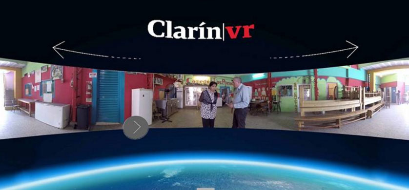 Clarín lanzó una app de realidad virtual en español