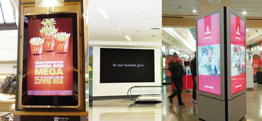 Nuevos dispositivos de Mall Space Media