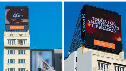 Brand Plus inauguró una pantalla led en el Microcentro
