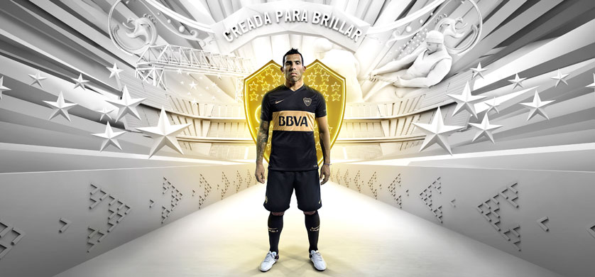 Nike presentó la tercera camiseta de Boca Juniors