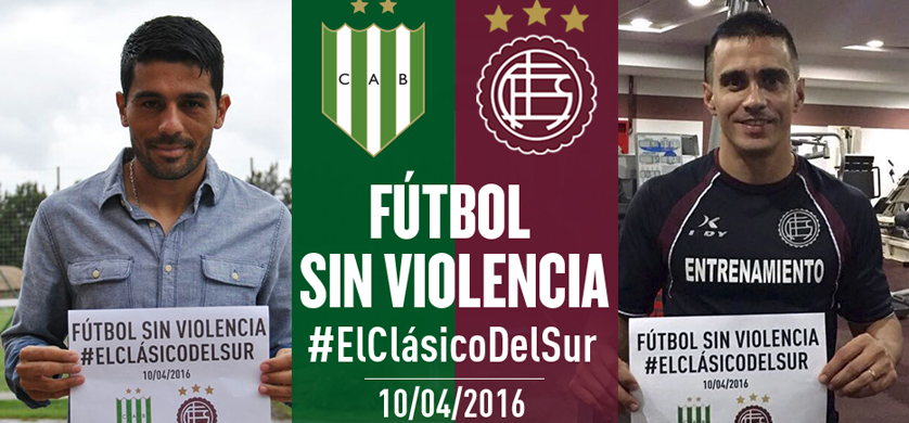 Antes del clásico del Sur, la campaña de Banfield y Lanús por la violencia
