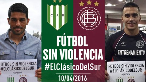 Antes del clásico del Sur, la campaña de Banfield y Lanús por la violencia