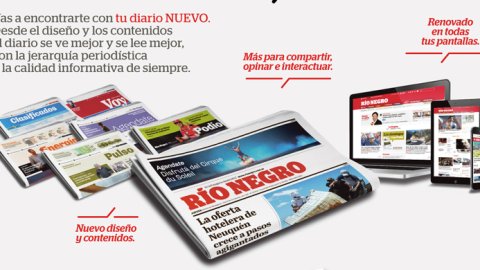 Diario Río Negro celebra 104 con un nuevo rediseño