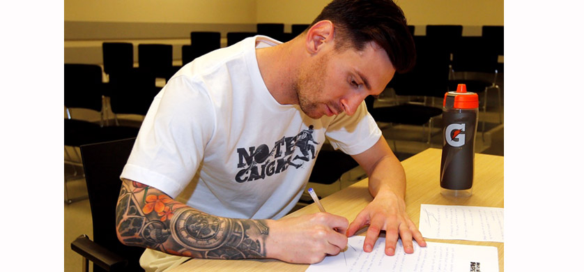“No te caigas”, la nueva acción de Gatorade junto a Messi