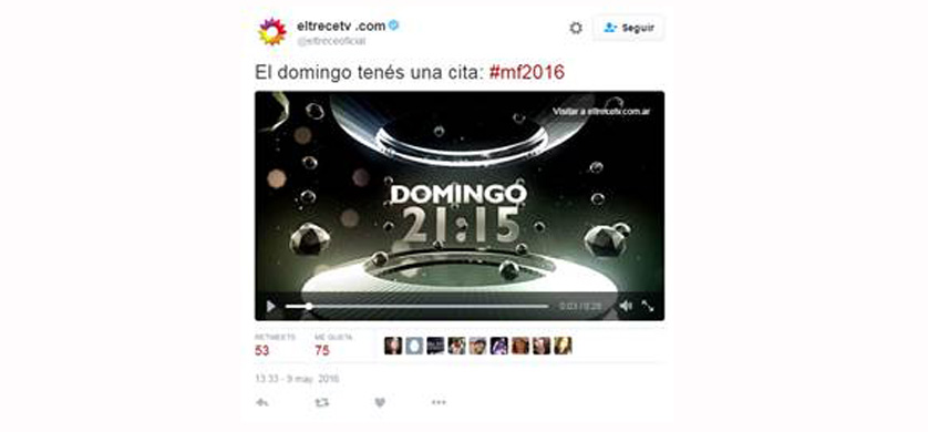 Martin Fierro 2016: El Trece compartirá contenidos exclusivos en redes sociales