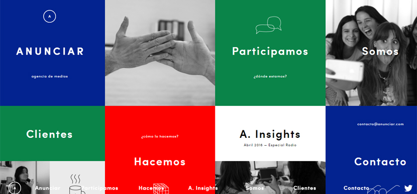 Anunciar renovó su página web