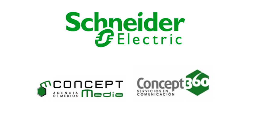 Schneider Electric eligió a Concept Media y Concept 360