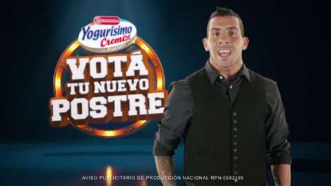Nuevos comerciales de Y&R para Yogurísimo Cremix con Carlitos Tévez