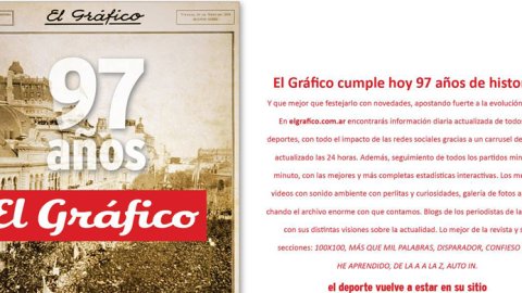 El Gráfico cumplió 97 años