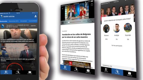 Lanzan nueva versión de la APP de Telefe Noticias