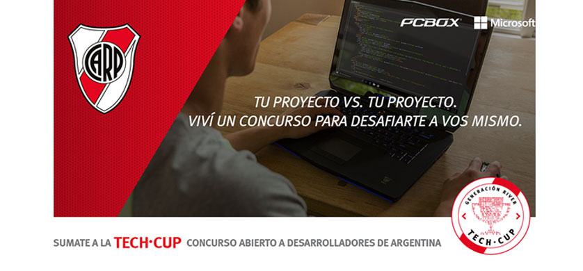 River y Microsoft invitan a sumarse a su Hackathon Nacional Generación River Tech up