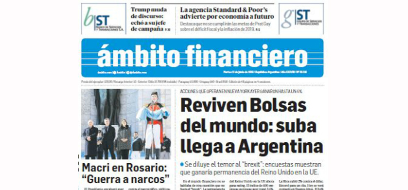Ámbito Financiero renovó su imagen