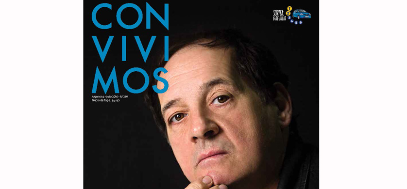 Julio Chávez en la tapa de Convivimos de Julio
