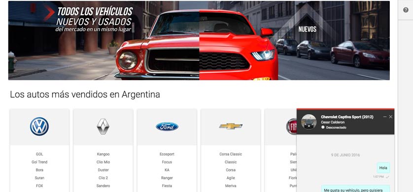 Autofoco lanza un chat para comprar o vender autos