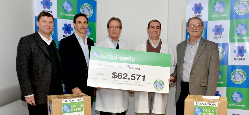 La campaña solidaria de Farmacias Central Oeste y Fundación Tzedaká