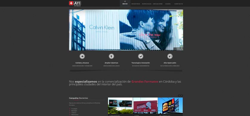 Ayi Vía Pública renovó su web y se sumó a Facebook