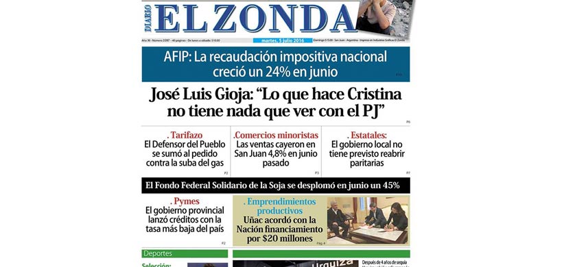 Grupo Mc Medios vuelve a representar al Zonda de San Juan
