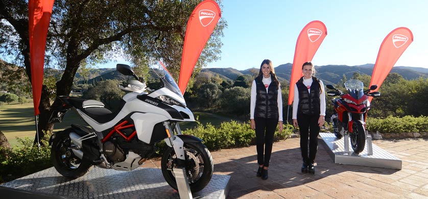 Llave estuvo junto a Ducati en el lanzamiento de Multistrada 1200