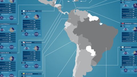 Mapa de TV paga y multiplataformas en América Latina