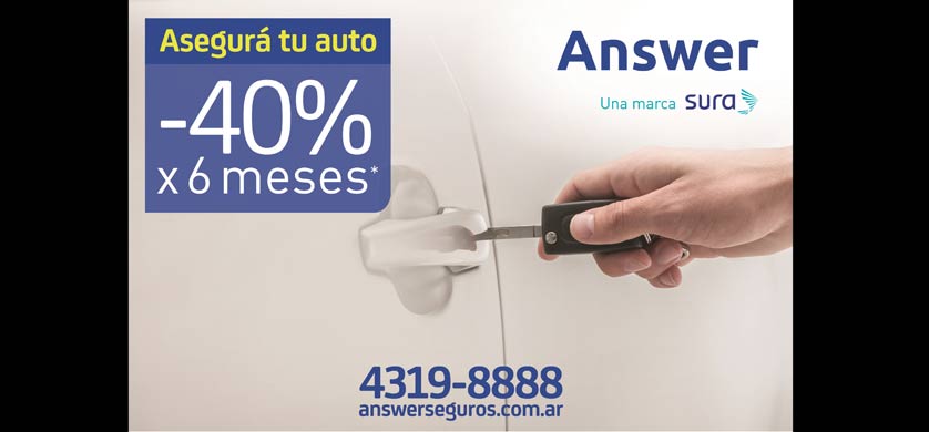 La campaña de Answer Seguros que ofrece descuento