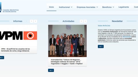 La Cámara de Anunciantes rediseñó su sitio web
