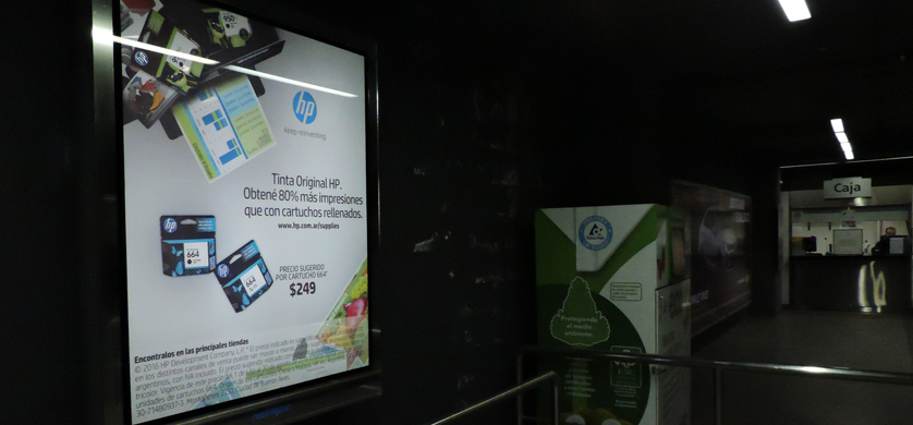 Consumibles de Hewlet Packard en los parkings de Resting Car